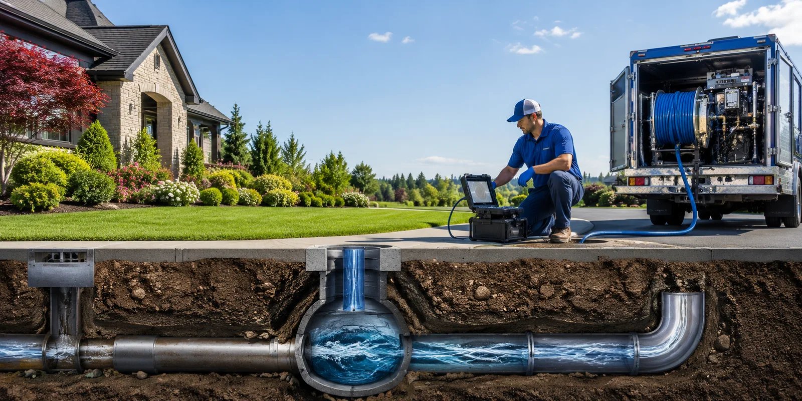Drainage restoration information for Russell, PA